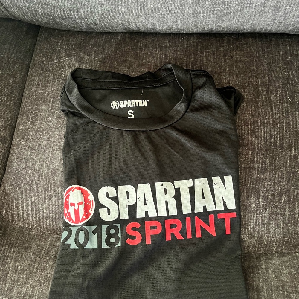 Spartan Sprint Black T-Shirt